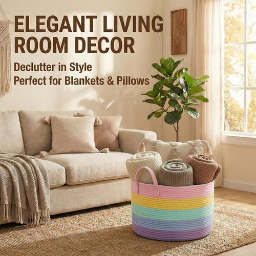 115L Extra Large Blanket Basket - Image 2