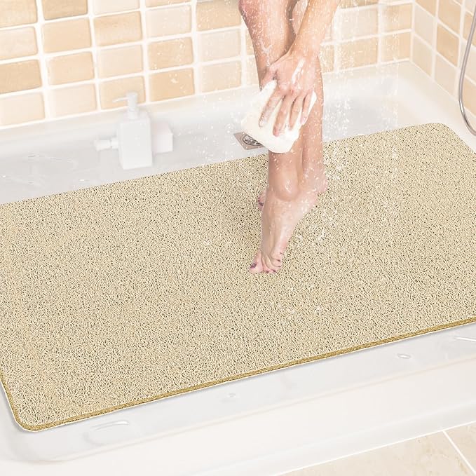 LuxStep Shower Mat Bathtub Mat, 40x24 inch, Non-Slip Bath Mat by LuxStep