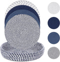 SHACOS 8 Inches Trivets for Hot Dishes, 4 Pieces Cotton Trivets Mats for Kitchen by SHACOS