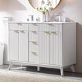 T4TREAM 48" Fluted Bathroom Vanity by T4TREAMFurniture