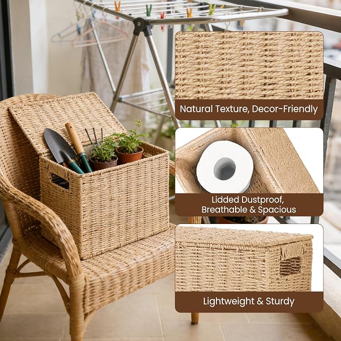 14 Inch Toilet Paper Storage Basket - Image 6