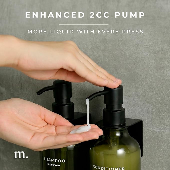 MaisoNovo Refillable Shampoo and Conditioner Bottles - Image 5