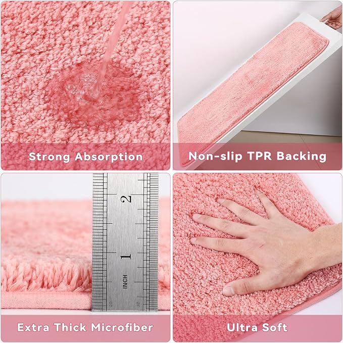Pink Bathroom Accessories Set - Image 4