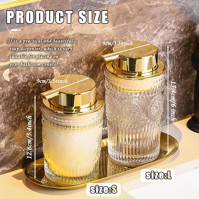 Foaming Soap Dispenser for Kitchen & Bathroom Liquid Kitchen Dish Refillable - Image 5
