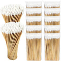 500/1000 Count 6'' Long Round/Pointed Cotton Swabs Durable Stem, Lint- Free Gun by GUNTECHKIT