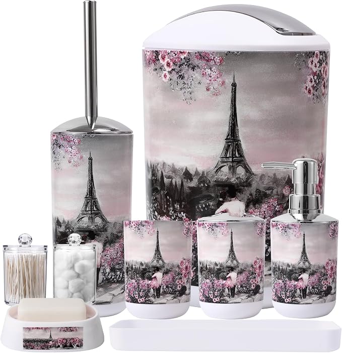 Bathroom Accessories Set Complete 9 Piece Bathroom Sets by BetterbathroomwithXLHOME