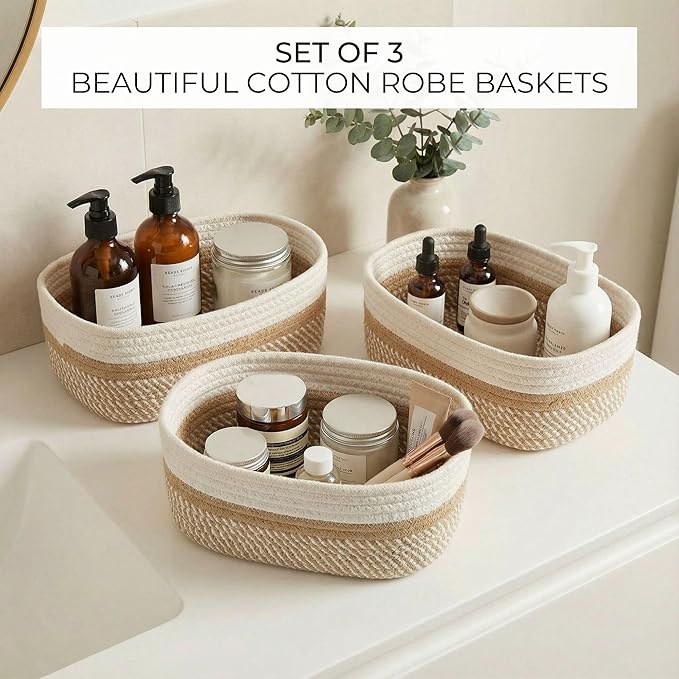 Beautiful Storage Basket Set of 3 - Image 3