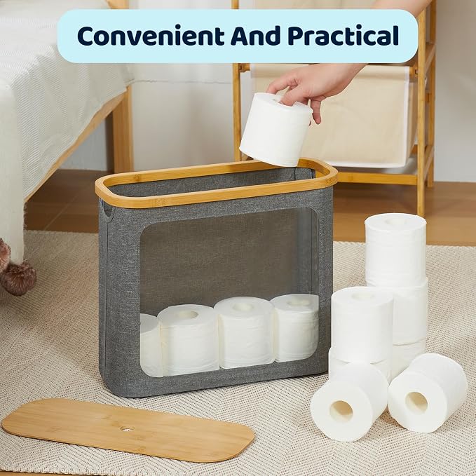 Toilet Paper Basket, Toilet Paper Storage - Image 7