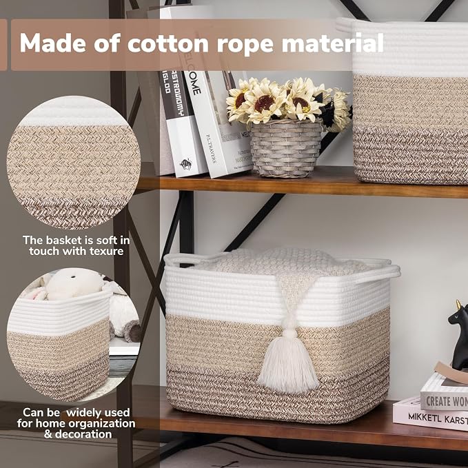 Goodpick Woven Storage Basket, Stylish Gift Basket - Image 4