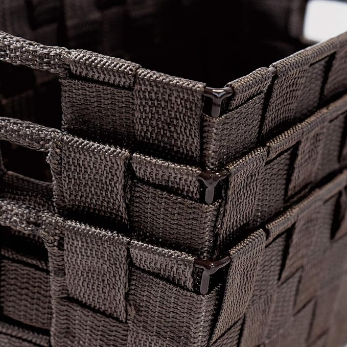 homyfort Woven Shelf Storage Tote Basket Bins Container, Storage Boxes Cube - Image 6