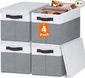 Large Closet Storage Baskets Bins by Criusia