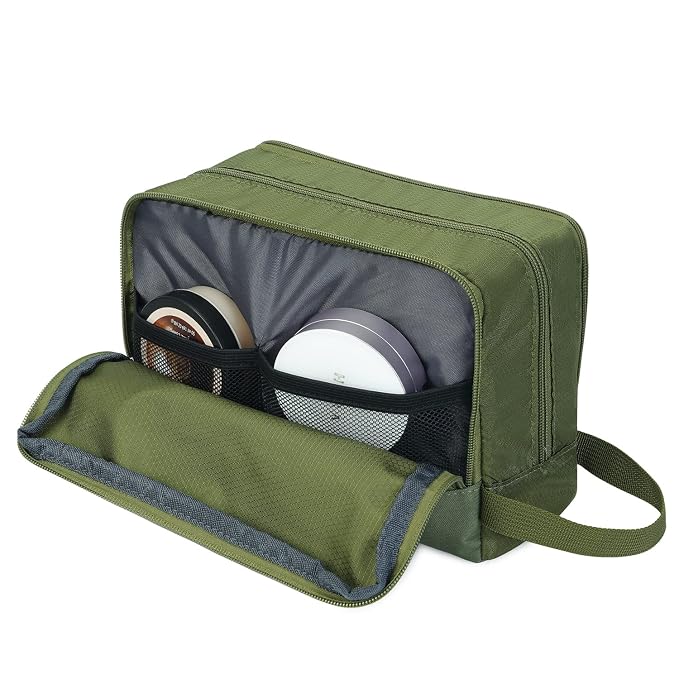 Toiletry Bag for Men Hanging Dopp Kit Water Resistant Shaving Bag Small - Image 7