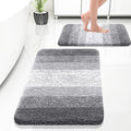 OLANLY Bathroom Rug Set 2 Piece, Soft Absorbent Microfiber Bath Rug Set by OLANLY