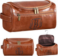 Sadnyy Personalized Leather Toiletry Bag by Sadnyy