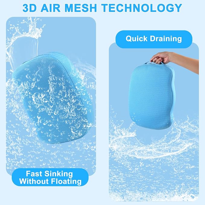 Hot Tub Booster Seat for Adults, Weighted Non-Slip Spa Cushion Pillow - Image 5