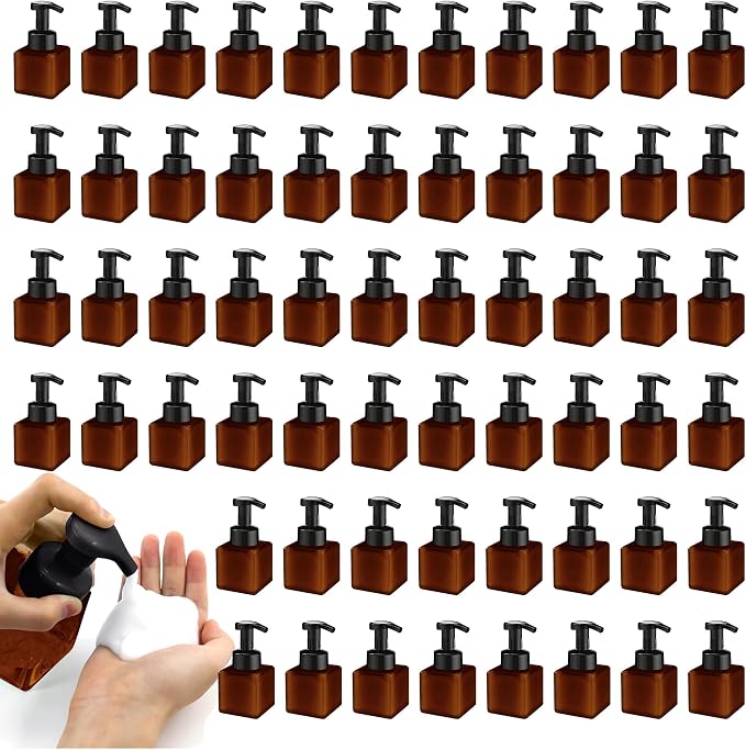 8.5 oz Foaming Soap Dispenser Plastic Foaming Pump Bottle, Refillable Dispenser by Unknown