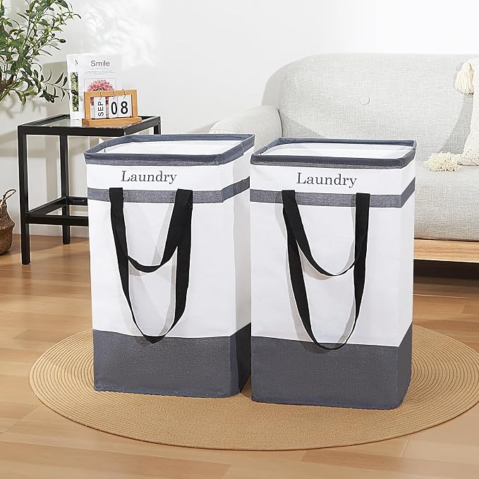 FairyHaus Laundry Basket 78L, Collapsible Laundry Baskets Hampers - Image 9