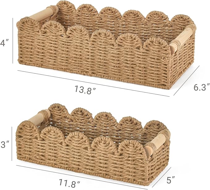 Dahey 2 Pcs Toilet Paper Storage Basket - Image 3