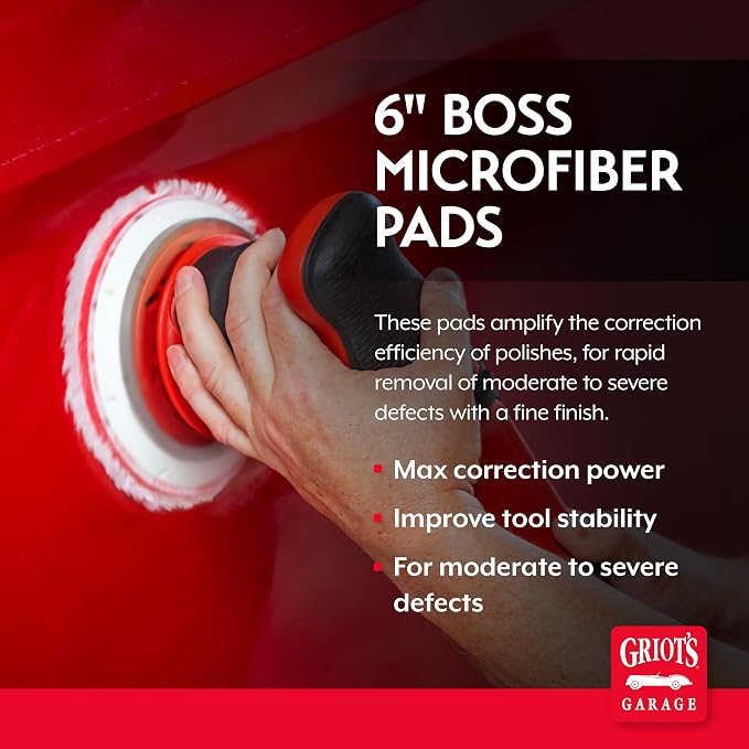 Griot's Garage BOSS 6.5” Microfiber Pads - Image 2
