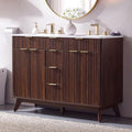 T4TREAM 48" Fluted Bathroom Vanity by T4TREAMFurniture
