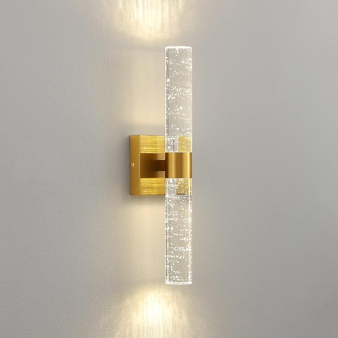 Gold Wall Sconces Set of Two - Image 9