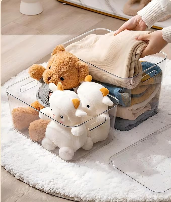 Ytteve 4-Pack Extra Large Clear Plastic Storage Bins - Image 7