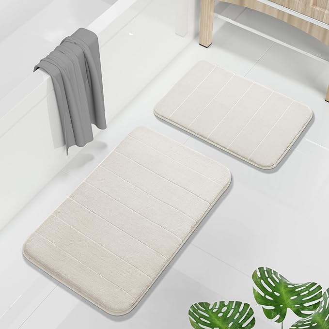 Yimobra Memory Foam Bathroom Rugs Sets 2 Piece by Yimobra