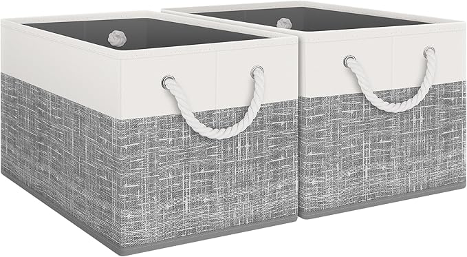 Fab totes Storage Bins, Foldable Storage Baskets by Fabtotes