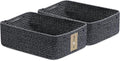 Large Shallow Organizing Baskets 15x11x5.1 Inches by MiniArkStorageBasketsHome