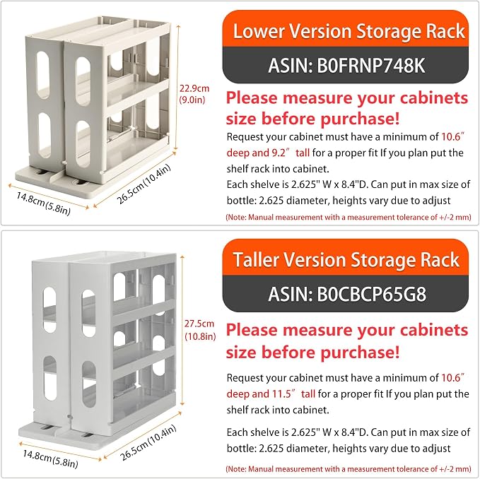 Medicine Organizer 2 Three-Decker Shelves Cabinet Storage Rack Organizer - Image 3