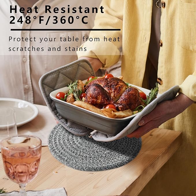Trivets for Hot Dishes, Trivets for Hot Pots and Pans, Hot Pads for Countertops - Image 7