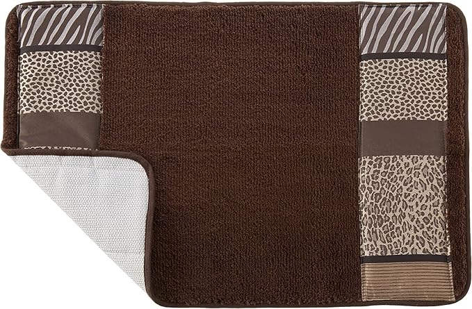 Zahari Home Safari Stripes Animal Bathroom Rug Classic Luxury Leopard Cheetah - Image 4