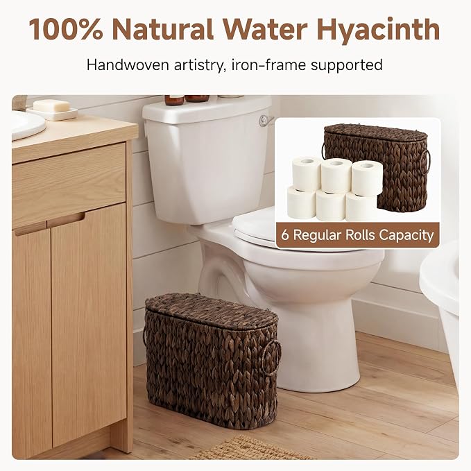 StorageWorks Bathroom Toilet Paper Storage Holder - Image 2