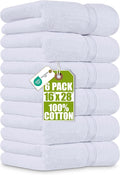 Utopia Towels 6 Pack Premium Hand Towels Set, 16 by 28 inches, 100% Ring Spun by UTOPIATOWELS