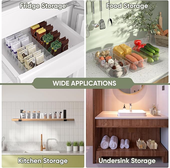 BALEINE Clear Plastic Storage Bins - Image 6