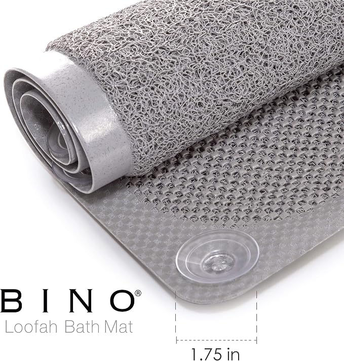 BINO | Loofah Non-Slip Bath Mat - Image 4