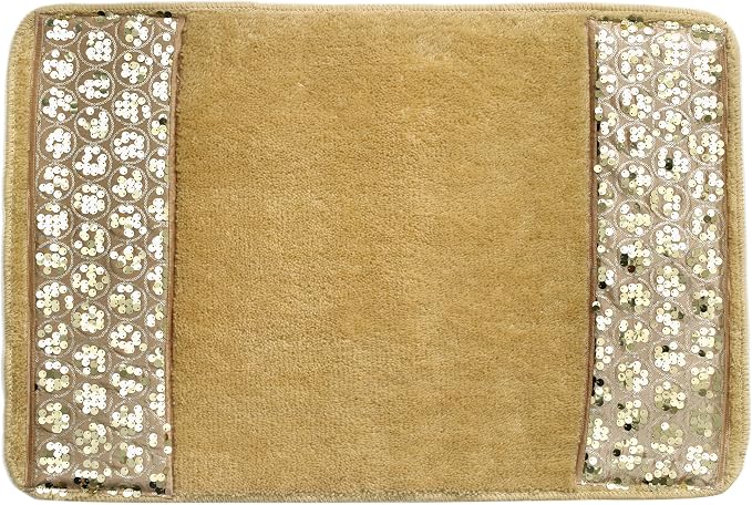 Zahari Home Sinatra Modern Bathroom Rug Classic Luxury Bath Rug Contemporary by ZahariHome