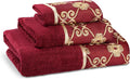 Zahari Home Elegant Rose Classic Luxury Bath Towel Set by ZahariHome