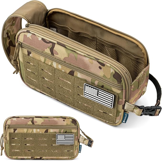 PAVILIA Extra Large Tactical Toiletry Bag by PAVILIA