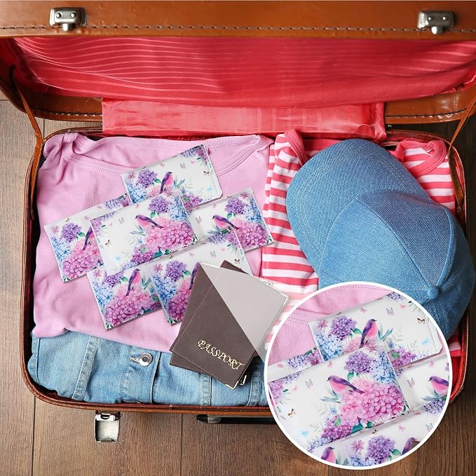 Geyee 50 Packs Tissue Travel Size Facial Paper Napkins Travel Packs Disposable - Image 5