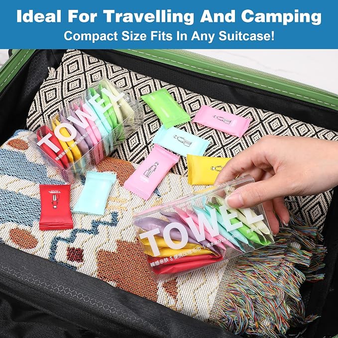 140 Pack Disposable Compressed Face Towels - Image 4