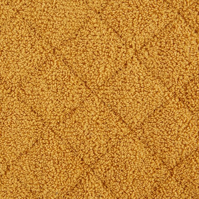 DII Basic Terry Collection Quilted 100% Cotton, Honey Gold, 3 Piece - Image 3