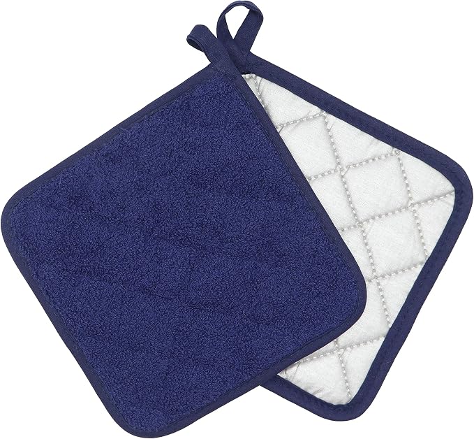 Cotton Pot Holders Cotton Made Machine Washable Heat Resistant Everyday Kitchen - Image 4
