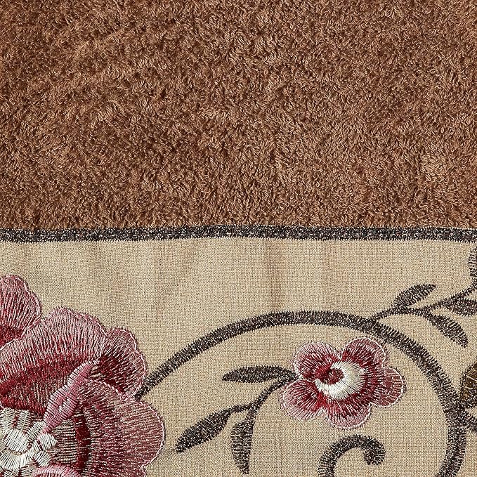 Zahari Home Larrisa Floral Bathroom Towel Set - Image 2