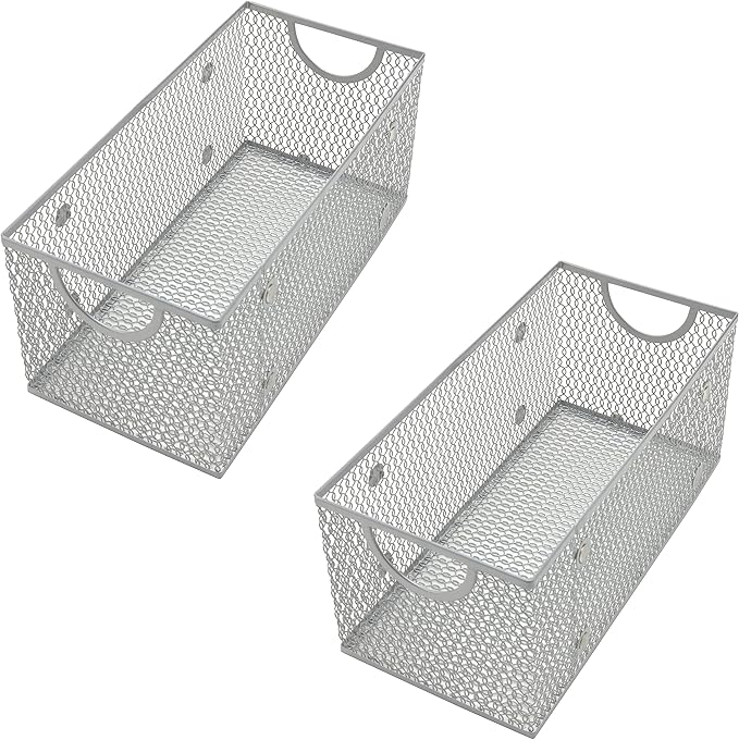 YBM Home Wire Mesh Storage Basket Organizer by YBMHome