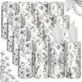 Zonon 16 Pcs Vintage Floral Round Tissues Box Car Holder by Zonon