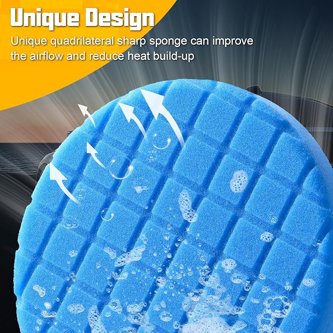 6 PCS Buffing Pads, Polishing Pad Kit 6.5 Inch Face - Image 3