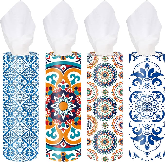 4-Pack Car Tissue Cylinders by Viynran