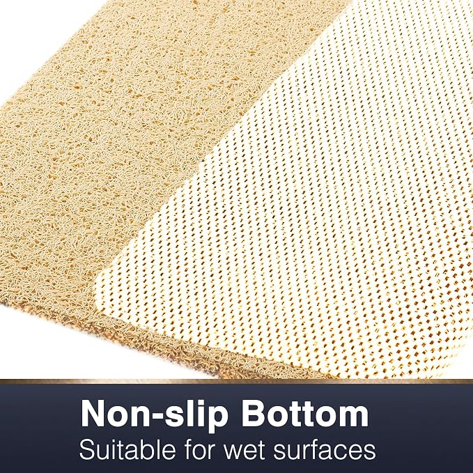 Asvin Soft Textured Bath, Tub Mat, 47x16 Inch, Phthalate Free, Non Slip Comfort - Image 3