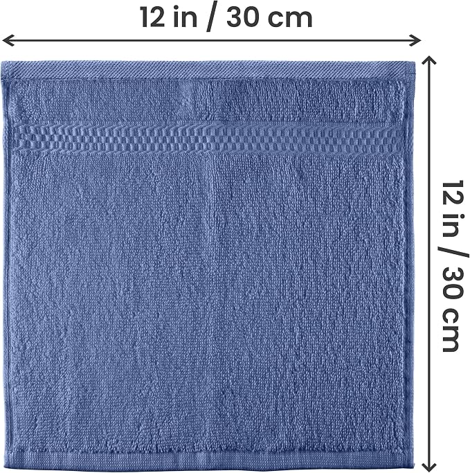 Utopia Towels 12 Pack Premium Wash Cloths Set, 12 by 12 Inches, 100% Cotton - Image 2